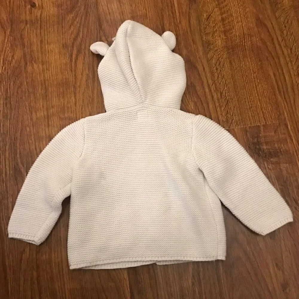 Baby Gap unicorn knit Sweater cardigan 6-12 mos